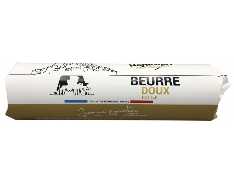 Beurre doux Cœur de Normandy Professionnel rouleau 500g